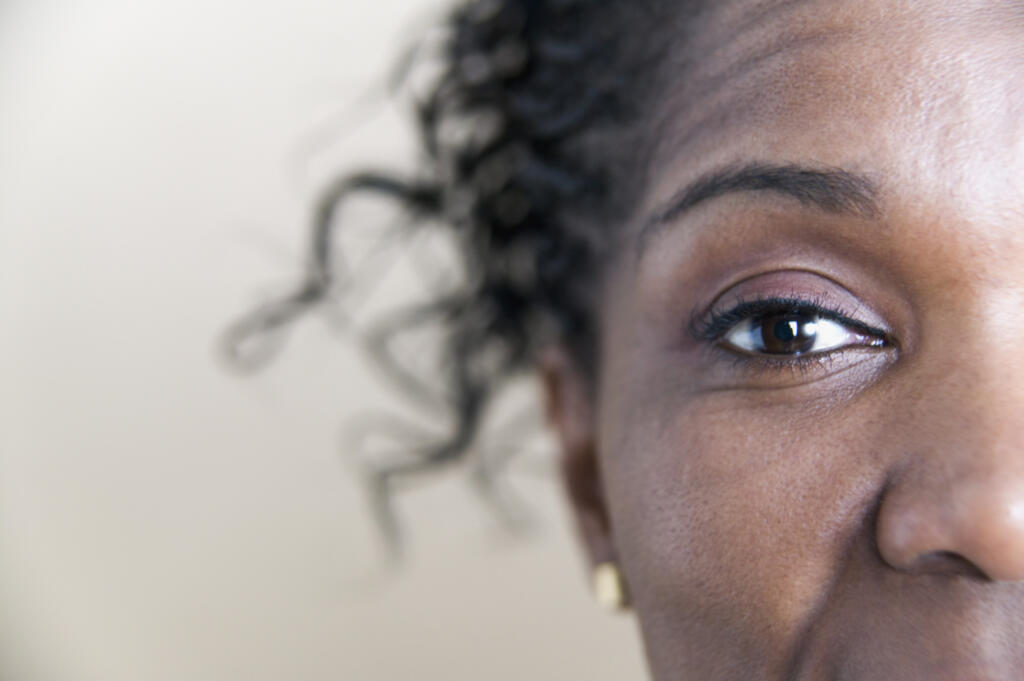 Close-up of woman's eye