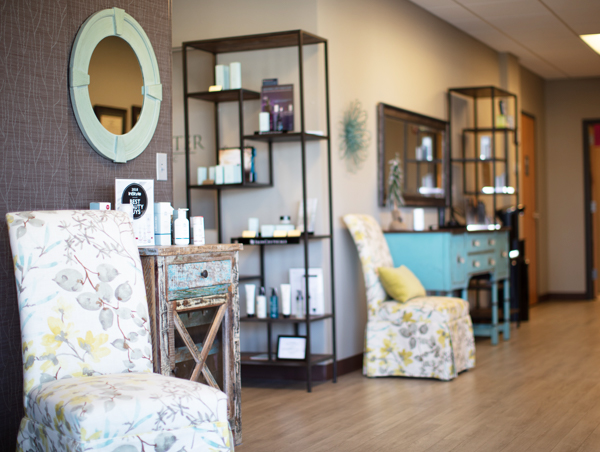 The Lucas Center office with chairs and decor